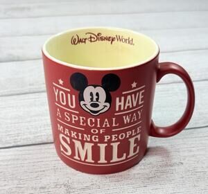 Disney Parks Mickey Mouse Mug You Have A Special Way of Making People Smile 16oz